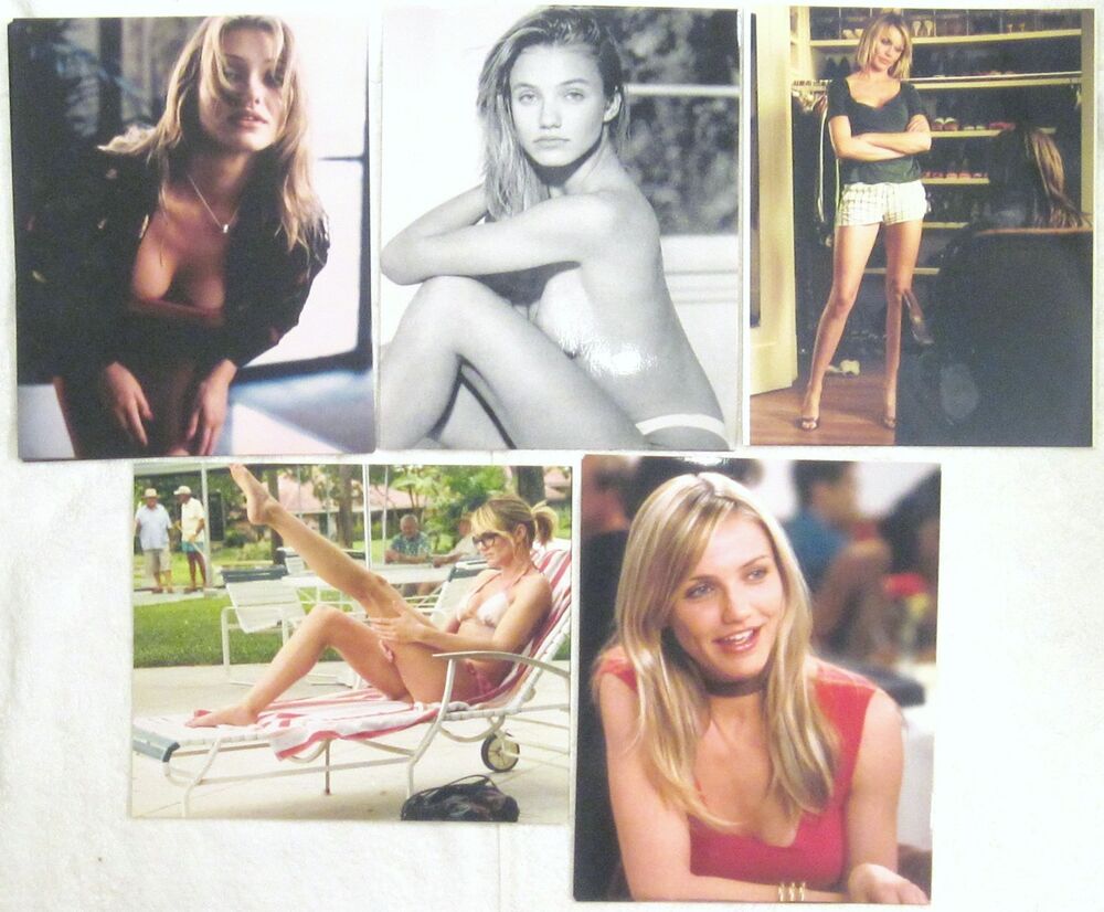 CAMERON DIAZ 8x10 Photo Poster painting LOT nice collection BUSTY CLEAVAGE HOT LEGS NO TOP sexy