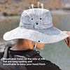 Summer Sun Protection Fishing Hat For Men, Breathable And Sunshade For Mountain Climbing, 14cm, Oversized Brim, Outdoor by Inlyline