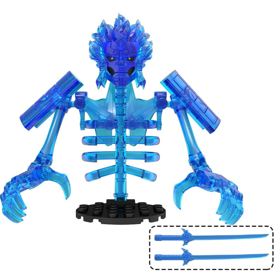 Susanoo Blue Custom Anime Large Minifigure Minifigure Bricks monstertoys