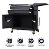 Tattoo Cart with Drawers Multi-Function Trolley Barber Shop Mobile Tool Cabinet