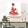 Diamond Painting -DIY Round Drill Dress Lady(40*40 CM)