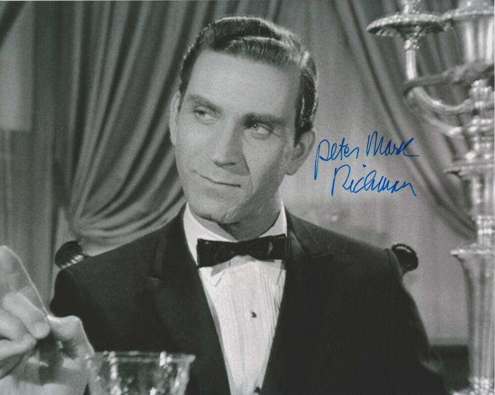 Peter Mark Richman Twilight Zone Original Autographed 8X10 Photo Poster painting signed @HShow