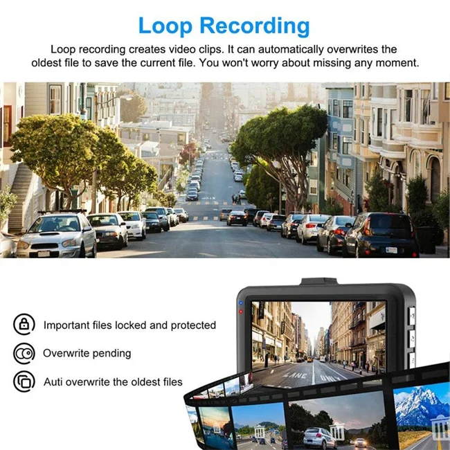 Garlaven 1080P Wide Angle Dash Cam Video Recorder