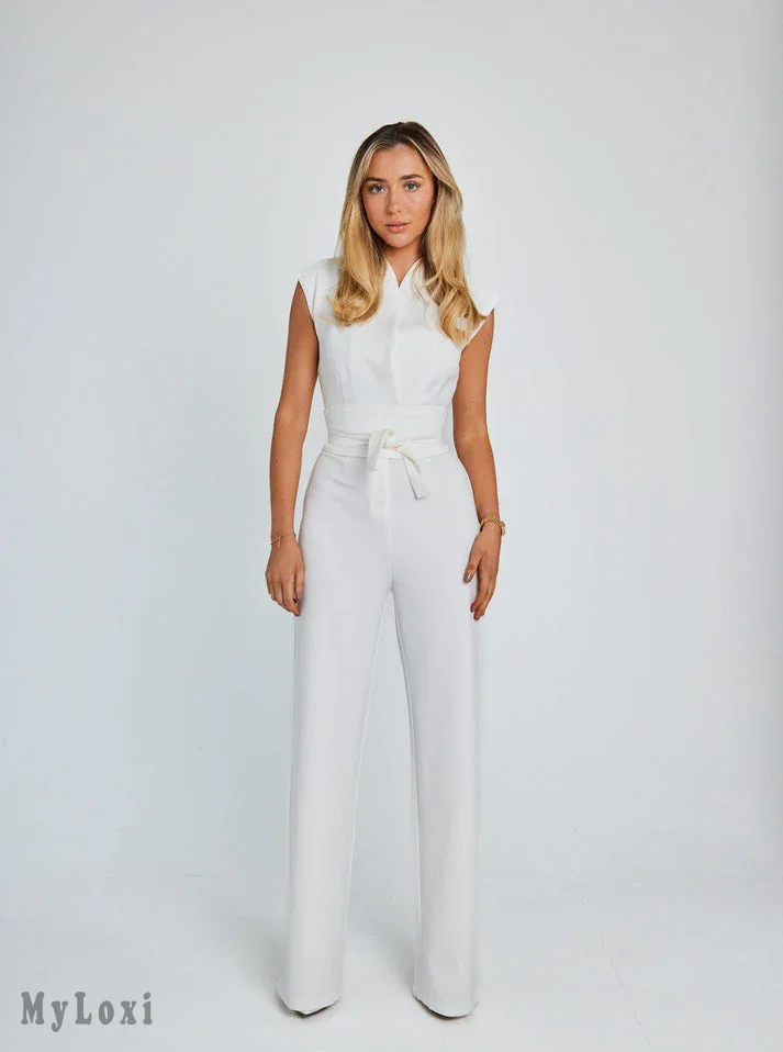 Jumpsuit with loose legs
