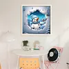 Winter Snowman-11CT Stamped Cross Stitch 40*40cm/15.75*15.75in tapestrymarket