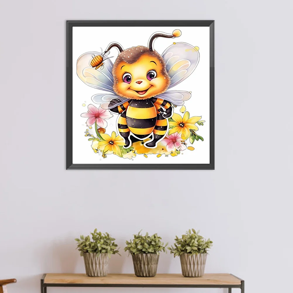 DIY Paint By Number 40*40cm - Hard-Working Bees