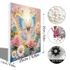 (Pre-Framed)Flower Love-Special Shape Diamond Painting Kit(25x25cm)