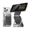 Mobile Phone Magsafe Strong Magnetic Folding Metal Bracket Card Bag Storage Box Handheld Multi-Function AirTag Anti-Lost Support Rack Lazy Desktop Vertical Stable Card Holder Wallet