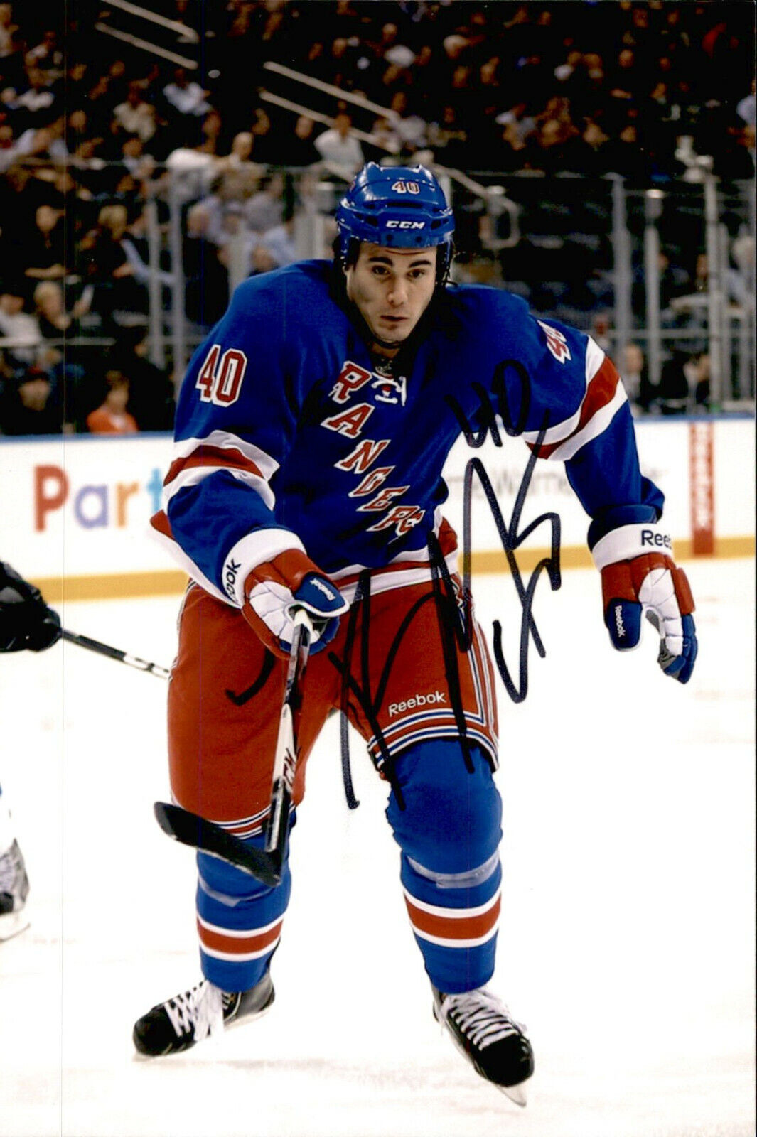 Brandon Mashinter SIGNED 4x6 Photo Poster painting NEW YORK RANGERS #3