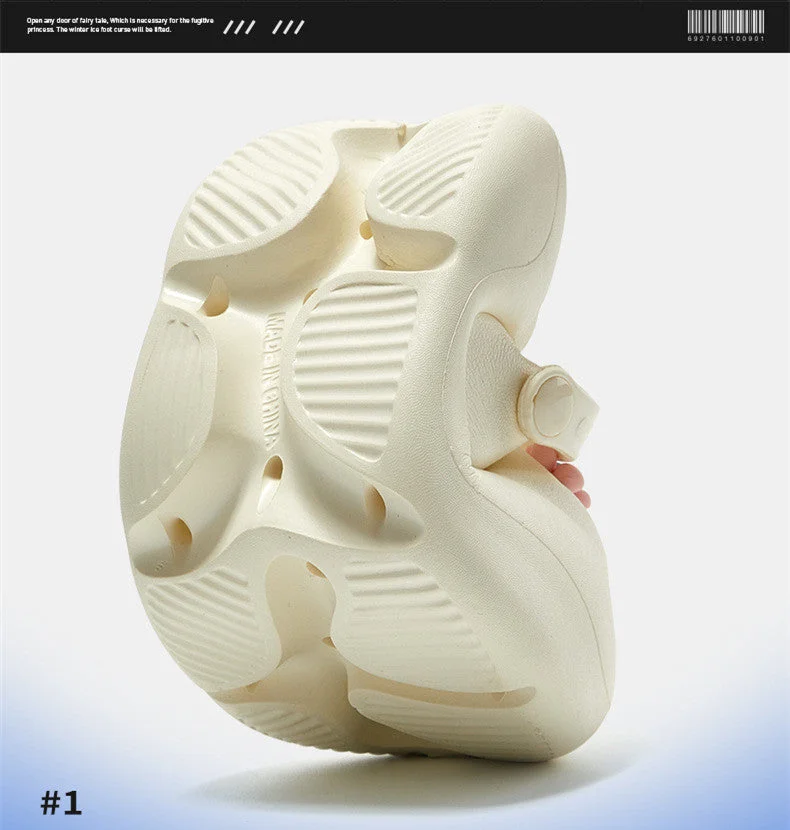 Love Home Hole Shoes Wear Sandals Outside In Summer Women's Thick Soled Increased EVA Home Shoes Personalized Decorative Beach