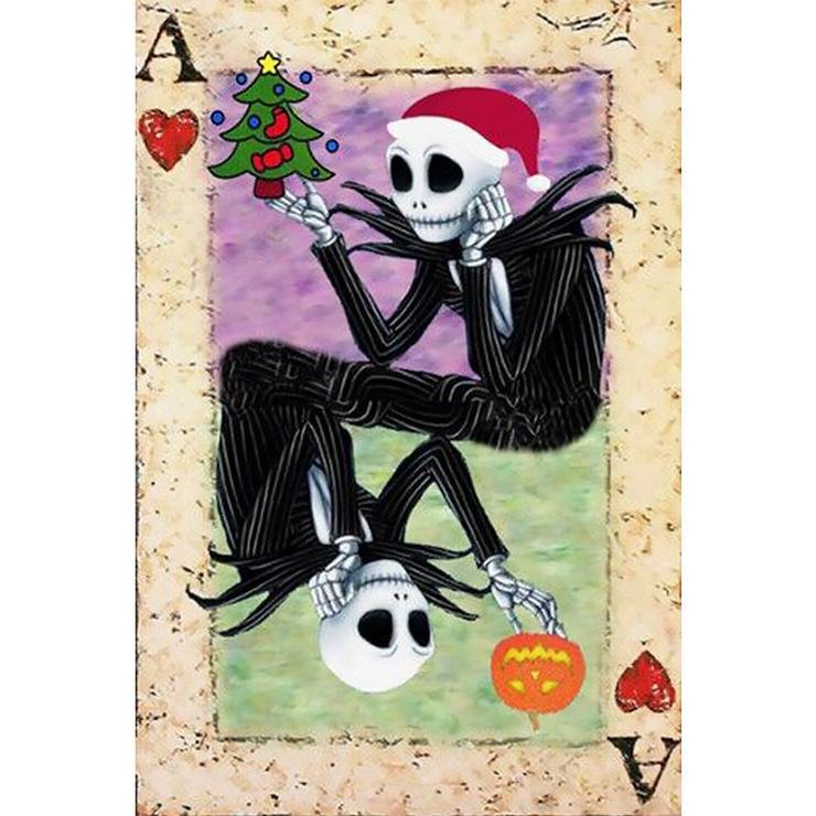 Jack Skellington Full Round Drill Diamond Painting