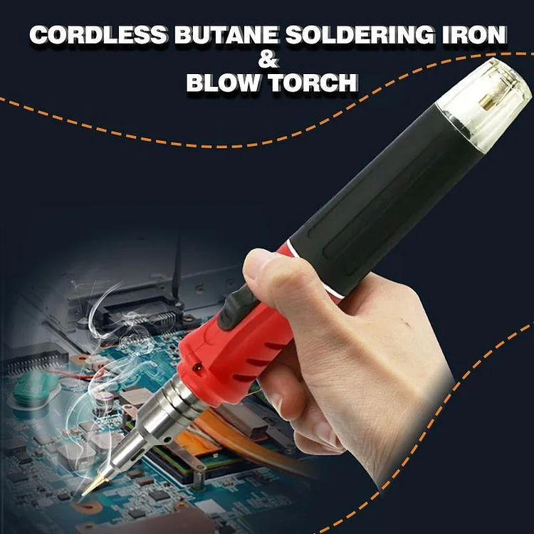 Cordless Butane Soldering Iron & Blow Torch