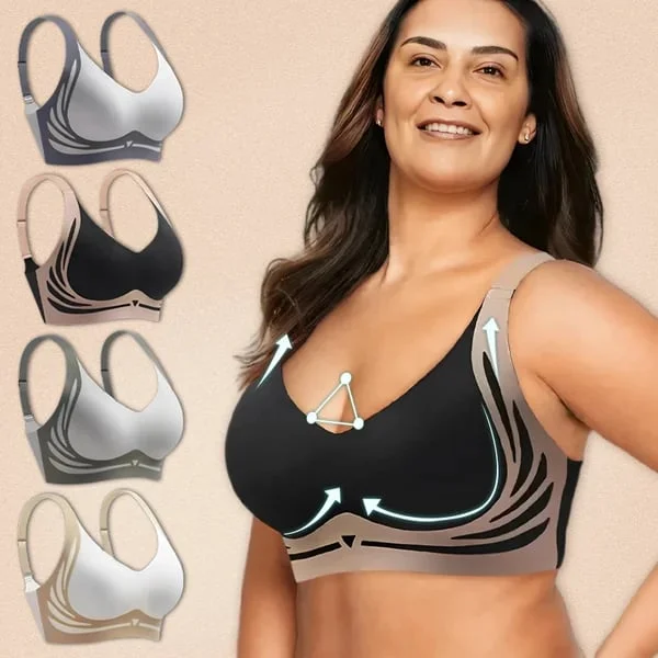 🔥Last Day Buy 1 Get 3 Packs🎁Super gather bra | Wireless Push-up Bra👍No more sagging breasts