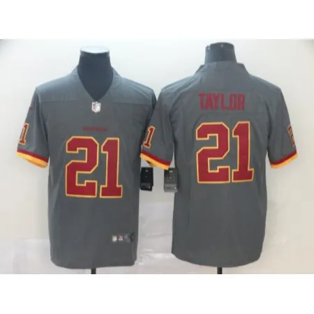 Men's Washington Redskins #21 Sean Taylor 2019 Gray Inverted Legend Stitched NFL Jersey