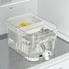 5L Cold Kettle with Faucet & Bracket Refrigerator Juice Water Pitcher for Home