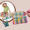 (US Only)DIY Weaving Loom Craft Kit Plastic Loom & Loops Weaving Loom Kit for Beginners