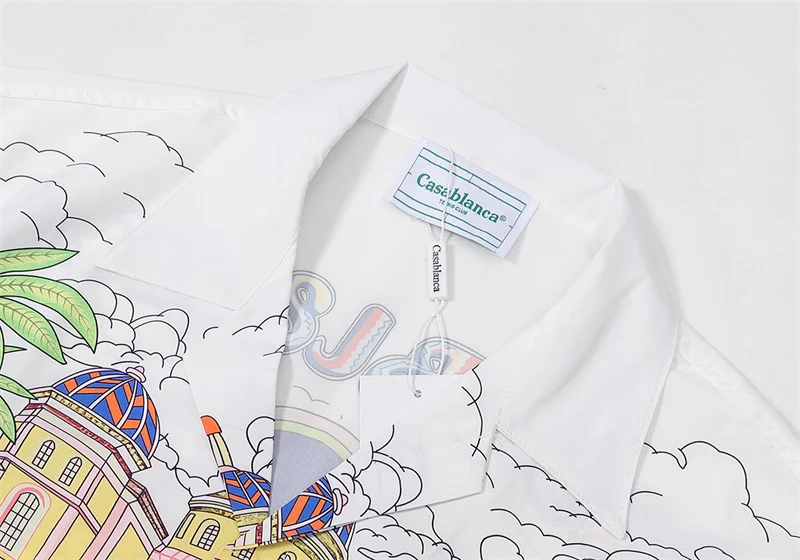 Casablanca 2023 new silk long-sleeved shirt