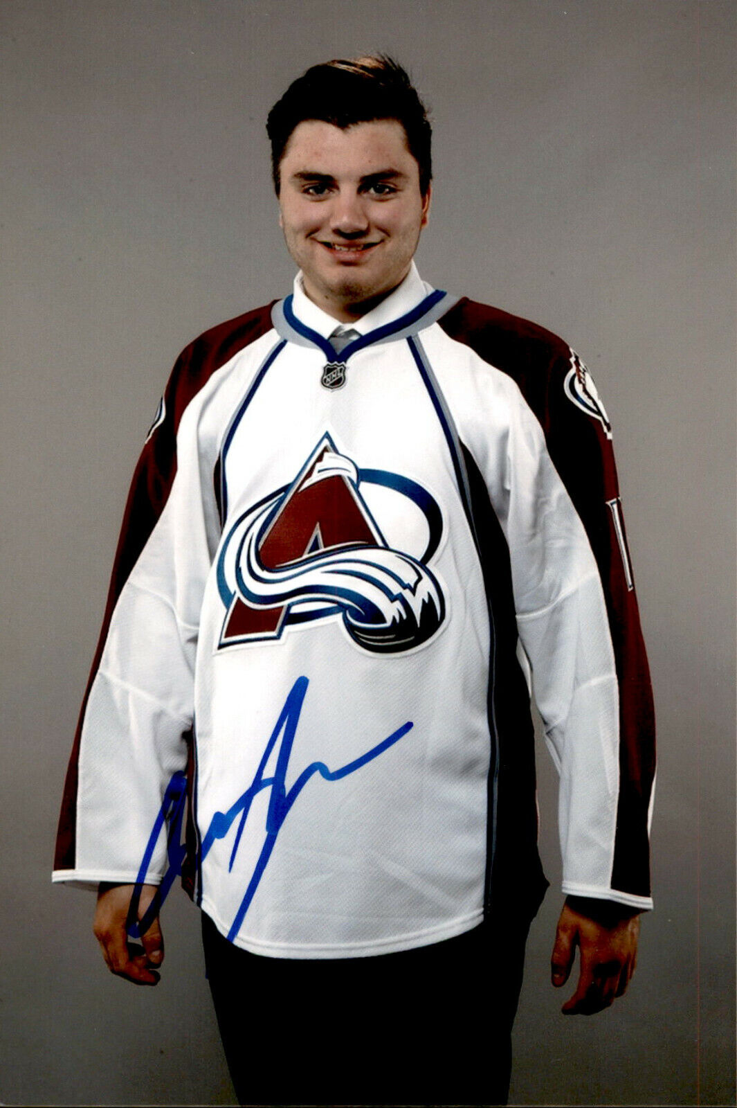 Alexis Pepin SIGNED 4x6 Photo Poster painting COLORADO AVALANCHE #2