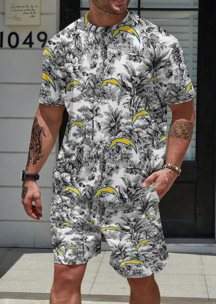 Los Angeles Chargers Limited Edition Top And Shorts Two-Piece Suits