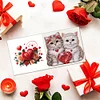 6Pcs Valentines Day Diamond Painting Greeting Card