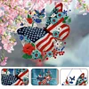 DIY Independence Day Butterfly Diamond Painting Single-sided Hanging Pendant