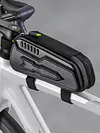 Bicycle Hard Shell Triangle Bag Anti-Scratch Bike Front Handlebar Bag Large Capacity Road Bike Front Tube Pouch for Road Mountain Bikes Frame Bag