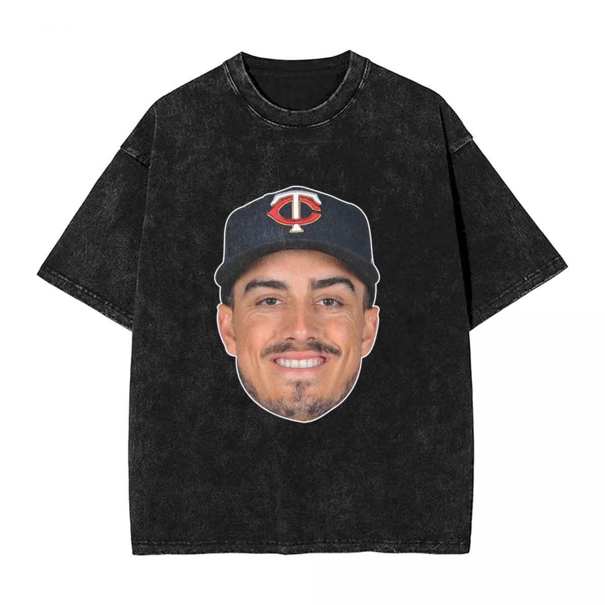 Minnesota Twins Joe Ryan Printed Vintage Men's Oversized T-Shirt