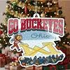 Ohio vs Michigan Rivalry Ornament