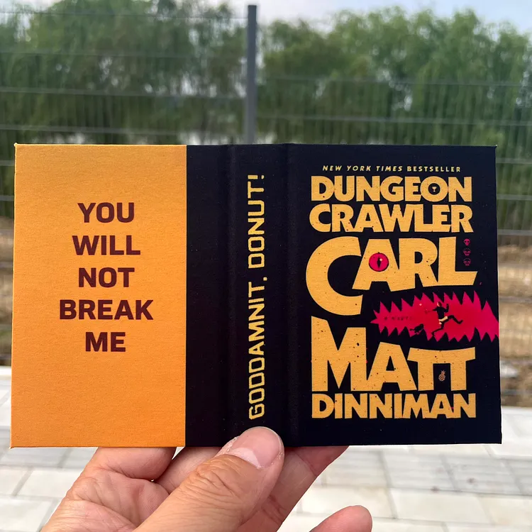Custom Hardcover Book Wallet &ndash; Dungeon Crawler Carl
