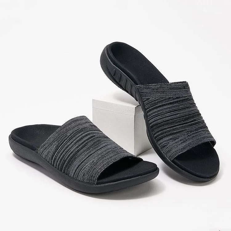 Vanccy Women's Summer sandals Ladies Knitting Comfort Footwear QueenFunky