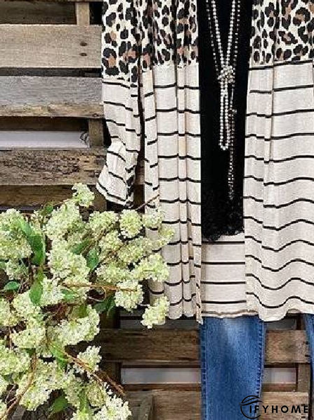 Brown Shift Long Sleeve Outerwear | IFYHOME