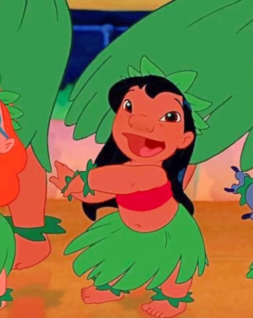 

Lilo Dancing – Paint By Numbers - 40*50CM, 501 Original