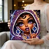 (Pre-Framed)Diamond Painting-DIY Crystal Rhinestone Girl(25x25cm)