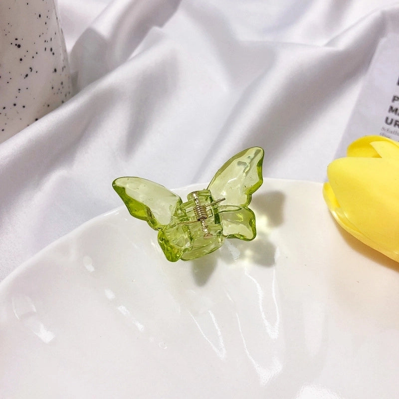 Sweet Butterfly Resin Transparent Hair Clip