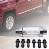 Car Inline Fuel Filter with 6 Connectors for Universal 3/8in 1/4in 5/16in Hose