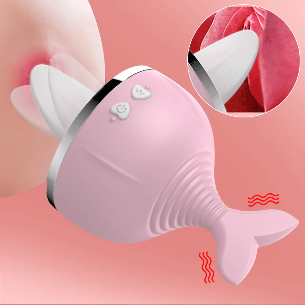 Shark Tongue Lick Women Vibrator Clitoris Massager