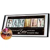 Familienbrief - Rund/Vierkant Diamant Malerei 80*30CM (Große Größe)