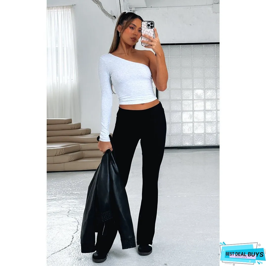Women's Fashion Comfortable Slim Slimming Back Waist Pants
