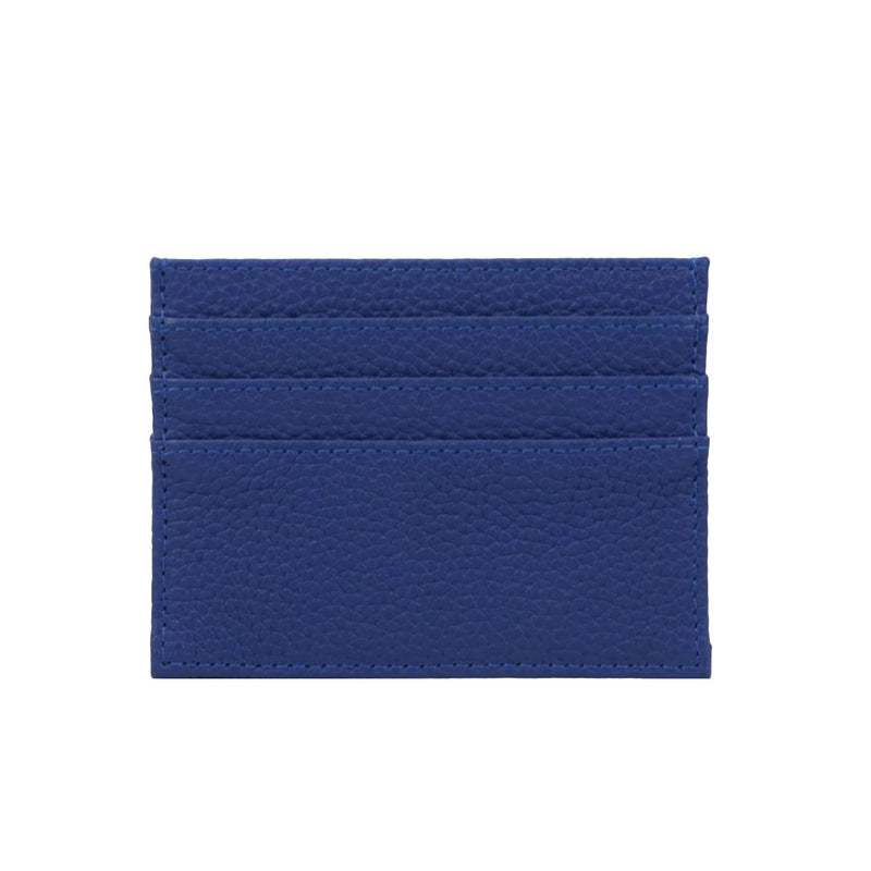 Unisex Solid Color Leather Open Card Holders