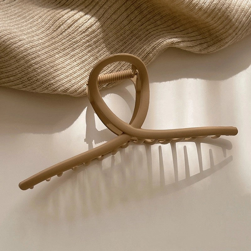 Casual Minimalist Women’s Star Solid Color Alloy Metal Hollow Out Hair Clip Hairpin Hair Claws