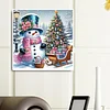 Diamond Painting - Full Round Drill - Snowman(Canvas|40*40cm)