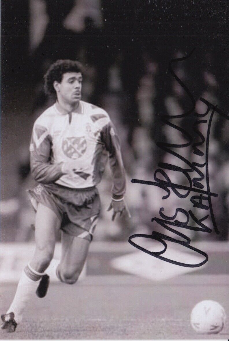 CHRIS KAMARA HAND SIGNED 6X4 Photo Poster painting LUTON TOWN FOOTBALL AUTOGRAPH 1