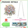Fleurs-simple c&ocirc;t&eacute; perceuse-pendentif diamant