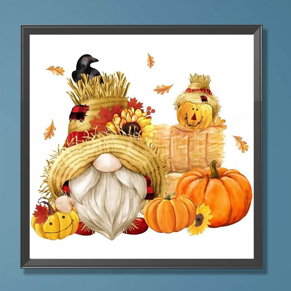 Diamond Painting - Full Round Drill - Pumpkin Goblin(Canvas|30*30cm)