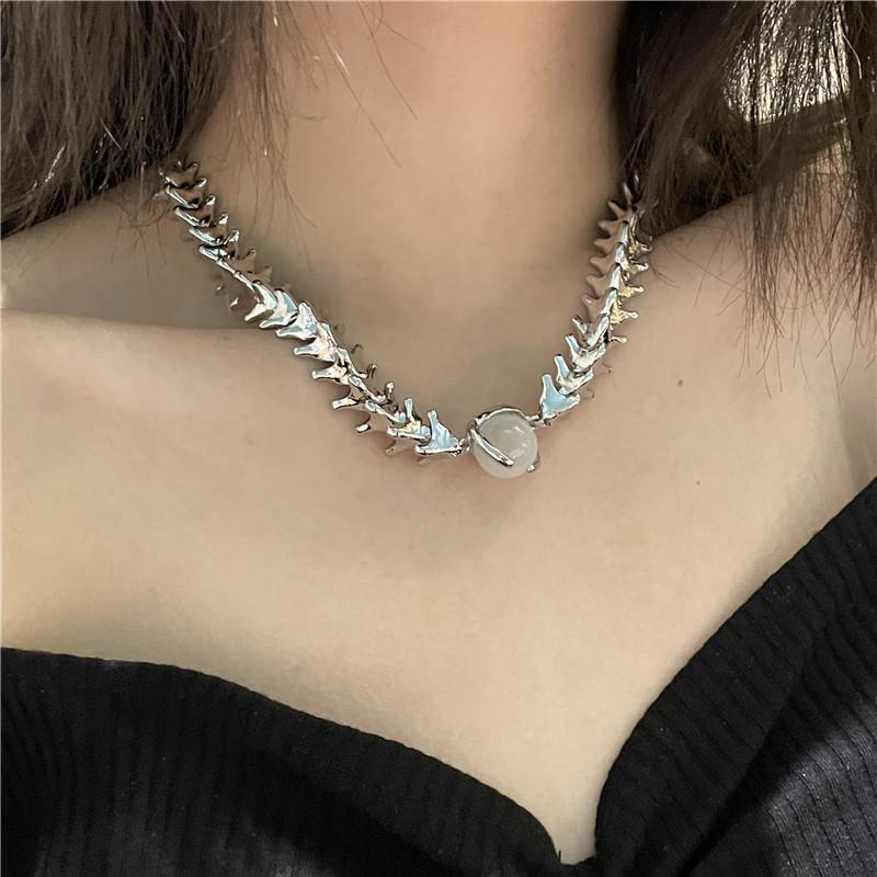Personalized clavicle chain keel necklace