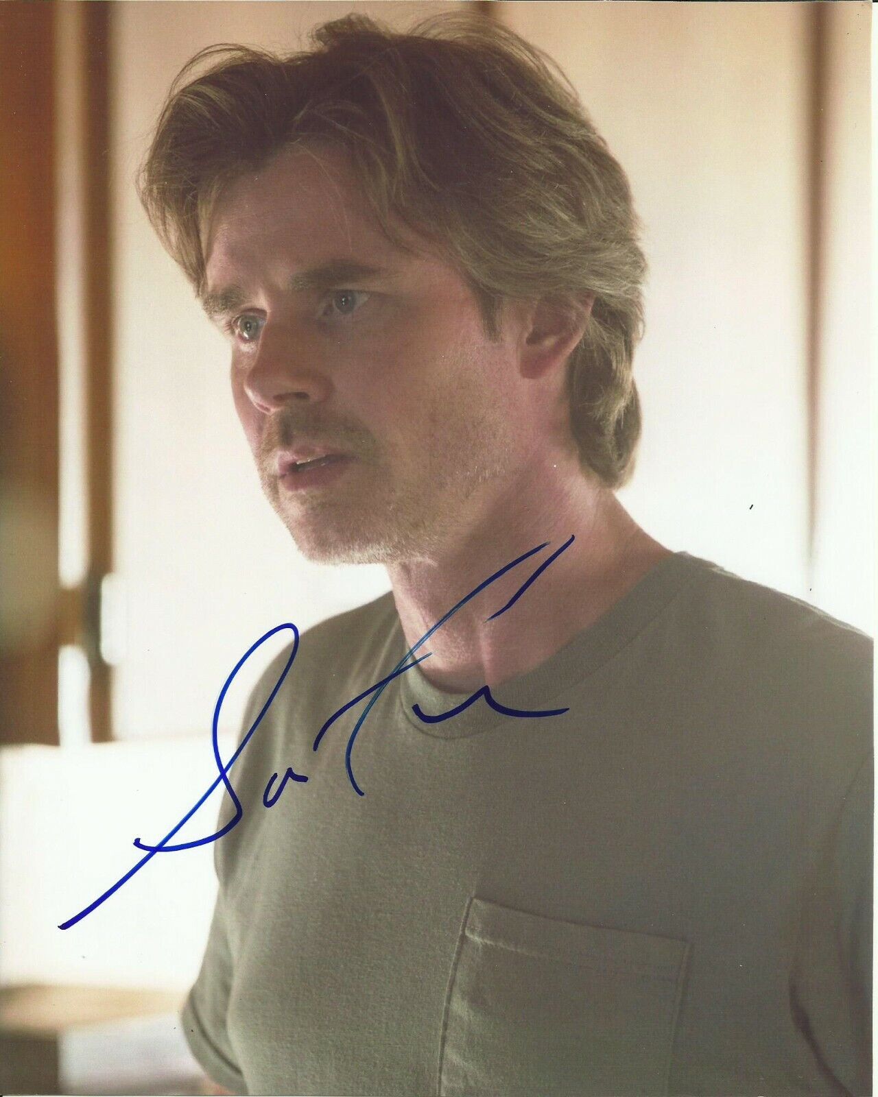 SAM TRAMMELL SIGNED TRUE BLOOD Photo Poster painting UACC REG 242 (1)