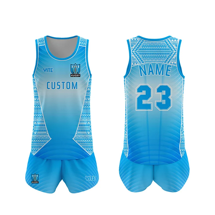 YITE | New Arrival 100% Polyester Printing Touch Football Dress Singlet 