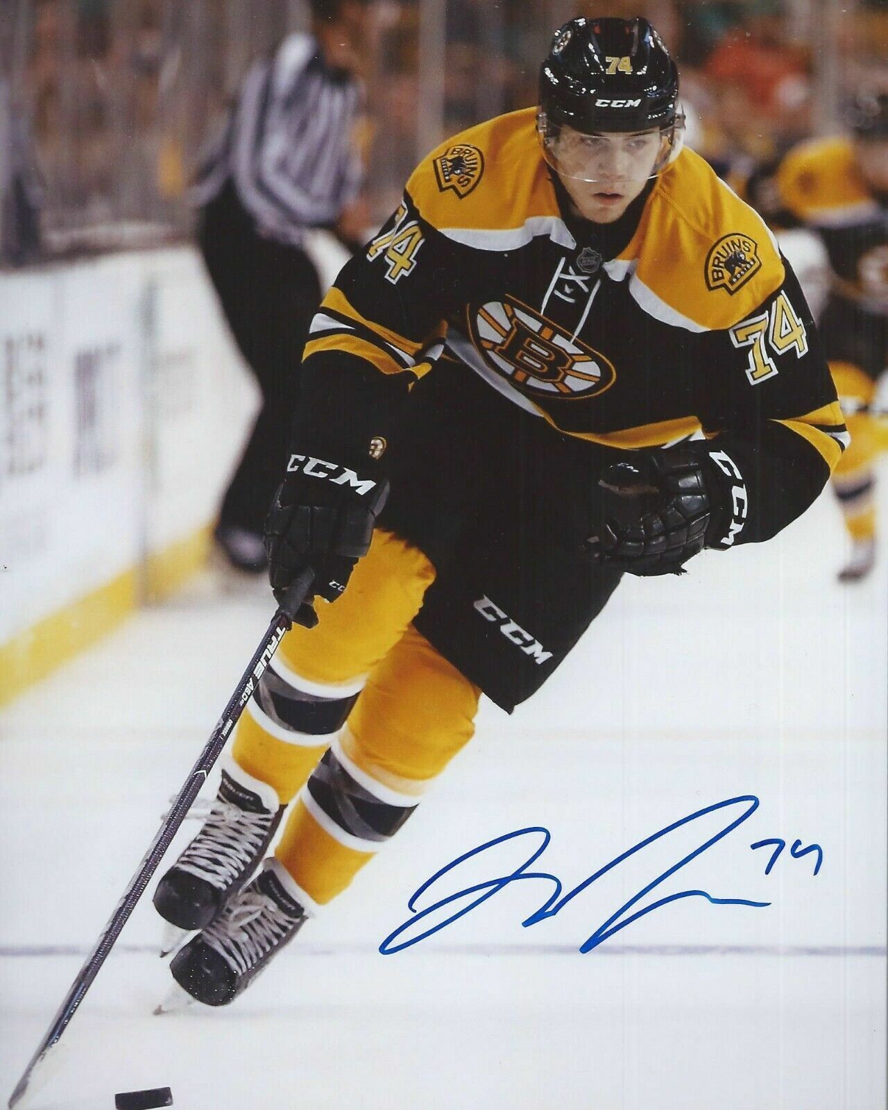 Jake DeBrusk Autographed Signed 8x10 Photo Poster painting ( Bruins ) REPRINT