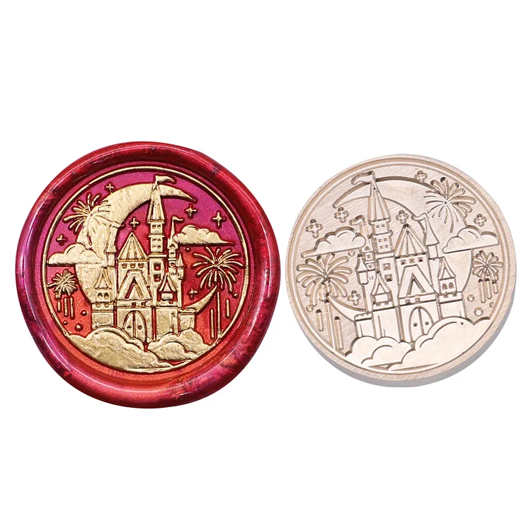 Diy Fire Lacquer Round Sealing Wax Stamp Head 25Mm gbfke