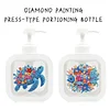A Set of Two Multifunctional Diamond Painting Reusable Liquid Bottles DIY Special Shaped Drill Craft Kits
